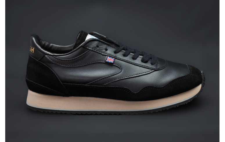 SNEAZM | Walsh Ensign Classic Black sneakers made in England